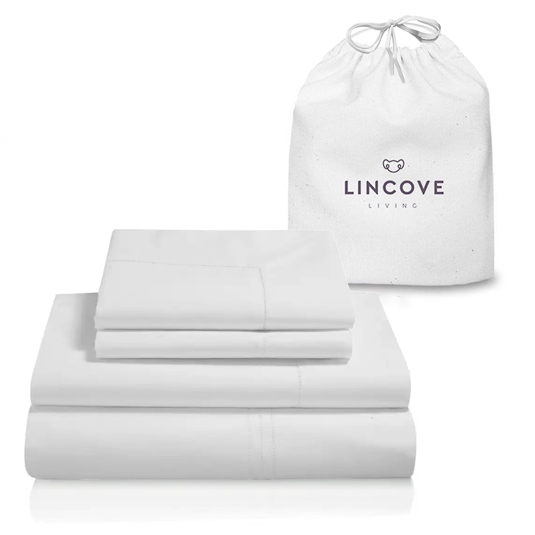 Lincove Turkish Cotton Bath Towel (White)