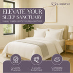 100% Cotton Duvet Cover Set, White - Classic Hotel Collection