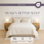 100% Cotton Duvet Cover Set, White - Classic Hotel Collection