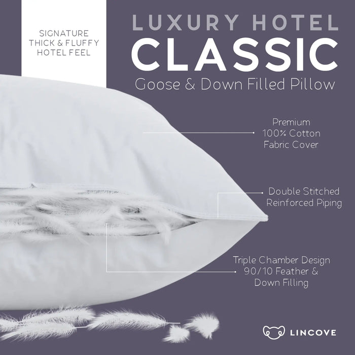 Classic™ Hotel Collection Pillow - Made In USA