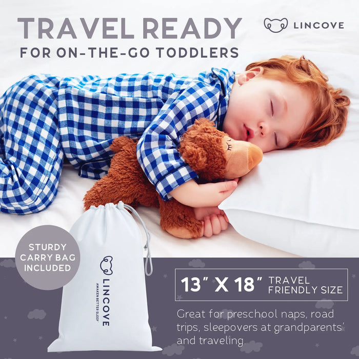 Down and Feather Toddler Pillow - Made In Canada