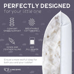 Down and Feather Toddler Pillow - Made In Canada