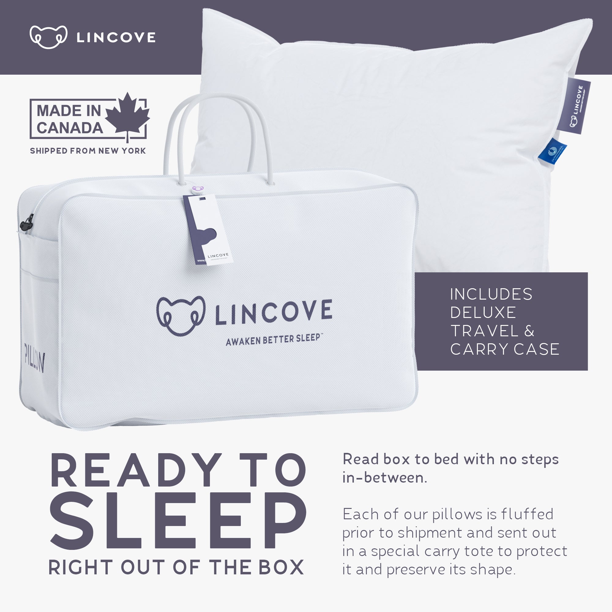 Cloud™ Canadian Down Pillow - Set