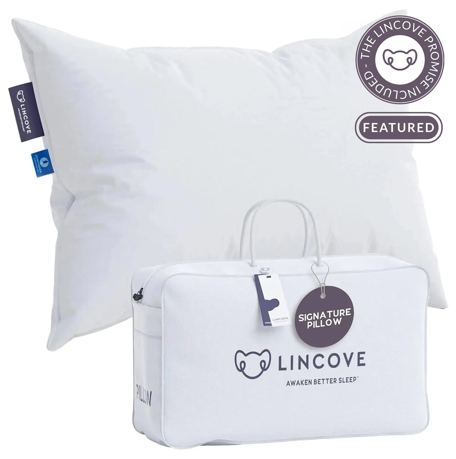 Signature™ Canadian Down Pillow Standard Size, Medium Firmness