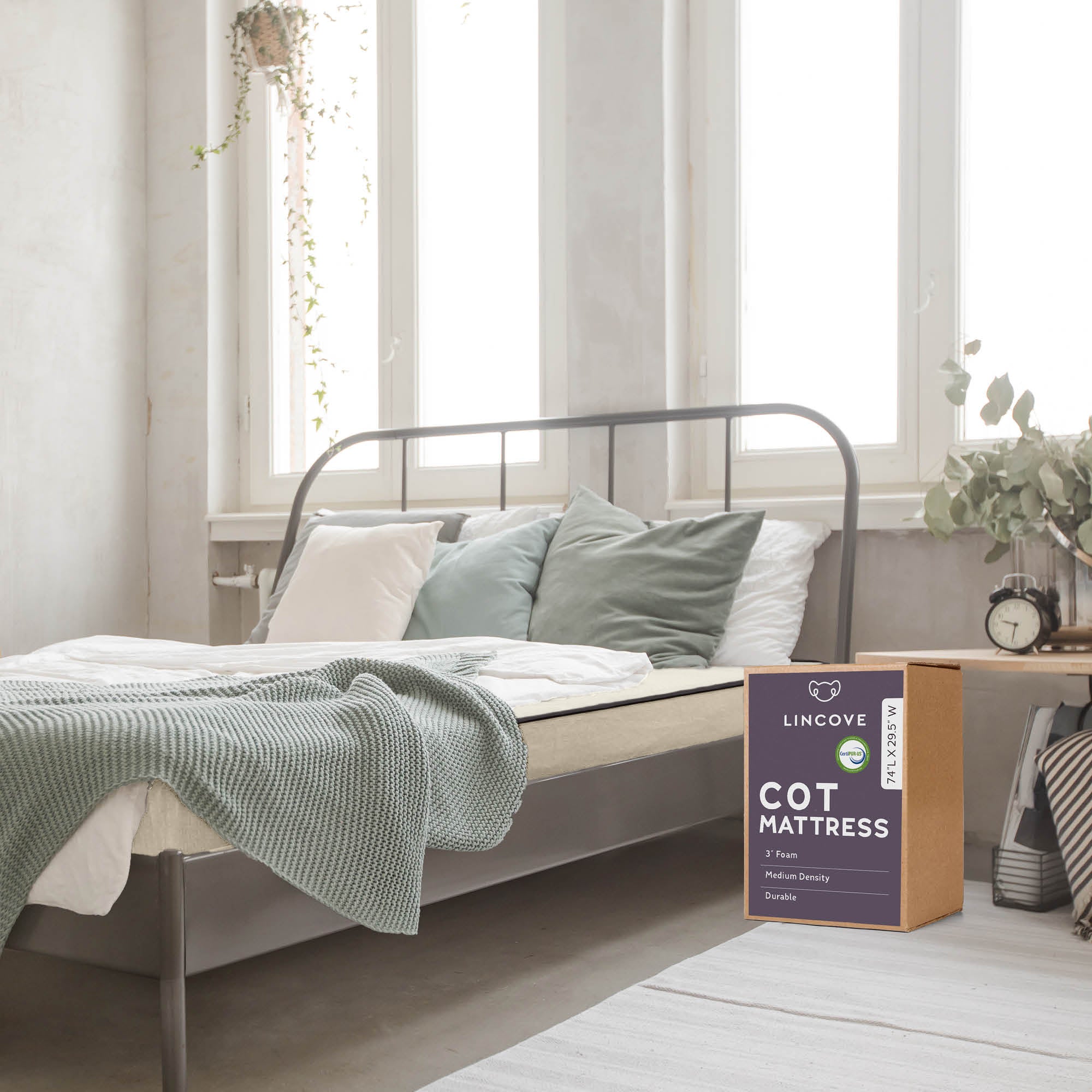 Cot Memory Foam Mattress