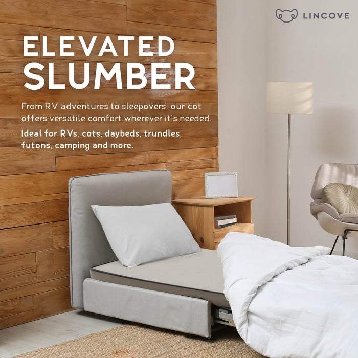 Cot Memory Foam Mattress Made In USA – Lincove