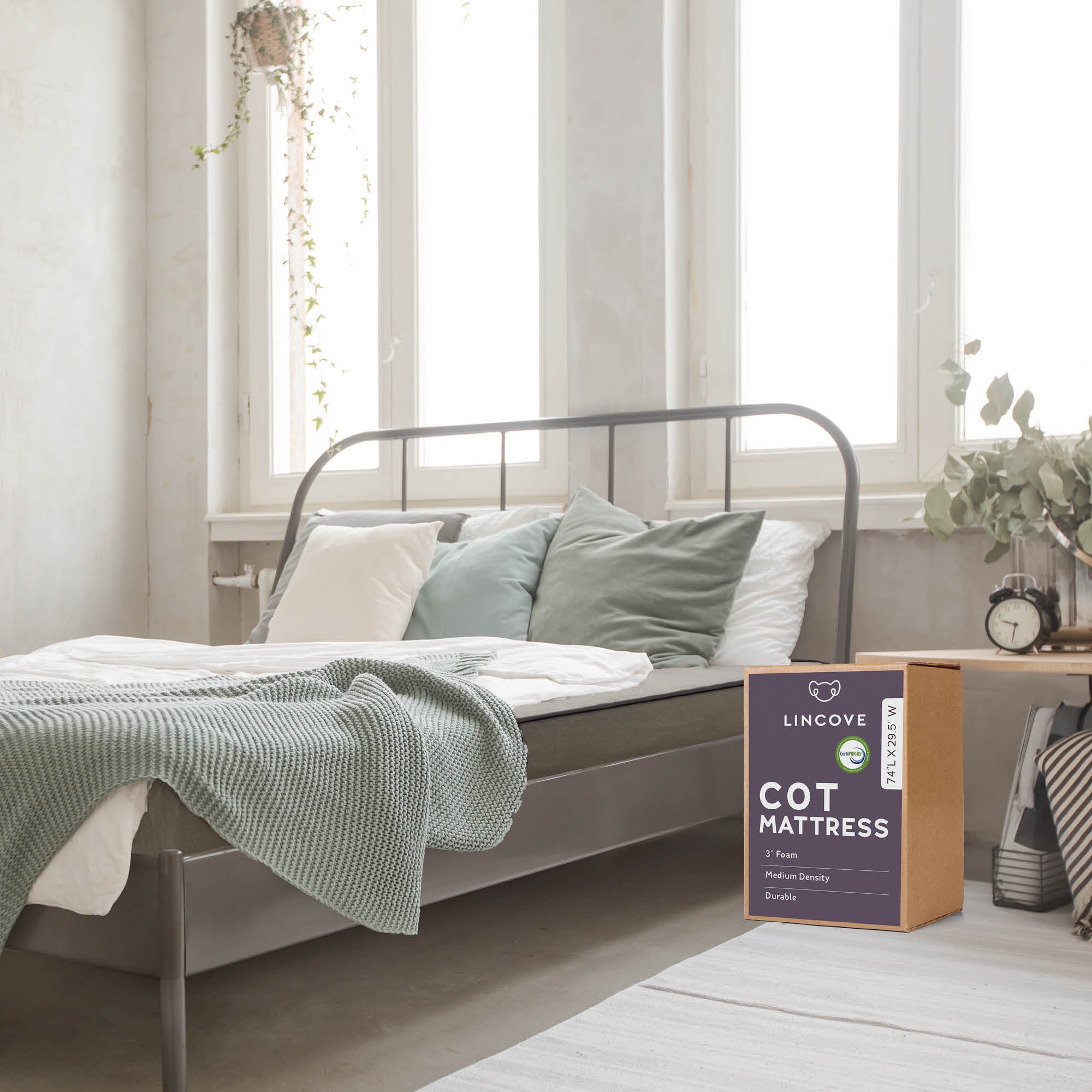 Cot Memory Foam Mattress
