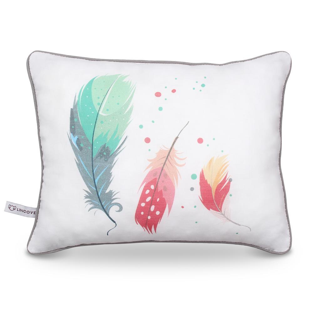 Feathers Print Pillow - Lincove