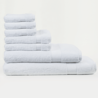 Set of 7 Towels (white) - Lincove